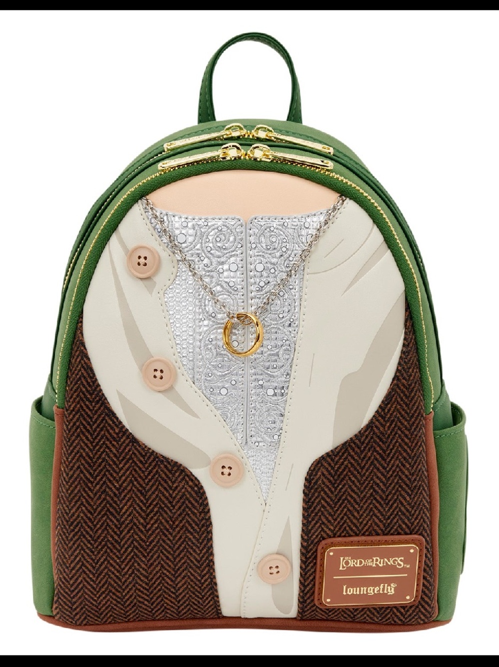 Loungefly WB Lord of the Rings Frodo Mithril Cosplay Mini Backpack